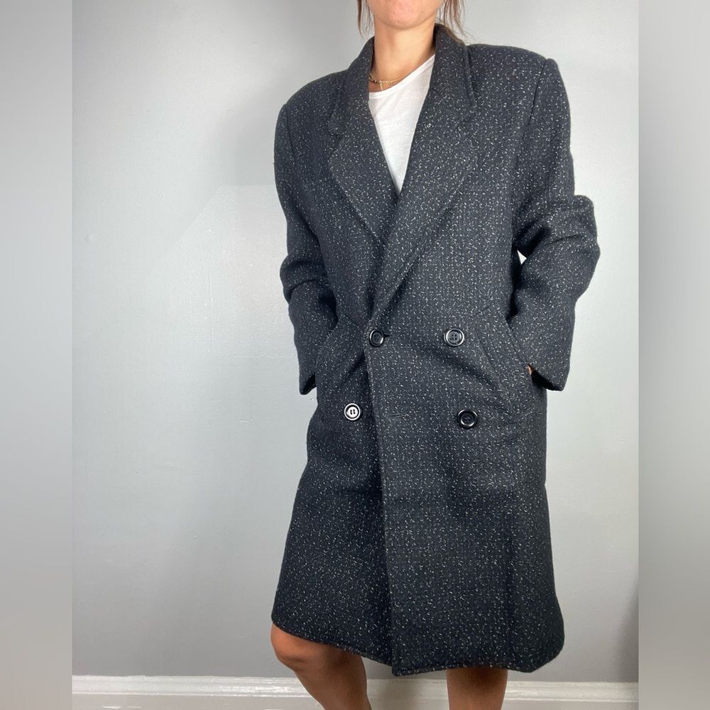 David Benjamin Vintage Wool Midi Coat